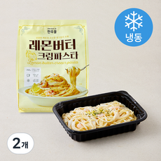 한우물 레몬버터 크림 파스타 3개입 (냉동), 768g, 2개