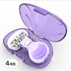 헤이조이 여성용 면도기 깔끄미 여신 제모기 퍼플, 1개입, 4개