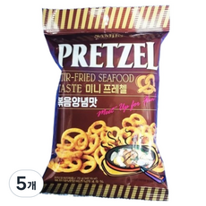 삼진 미니프레첼 볶음양념맛, 70g, 5개