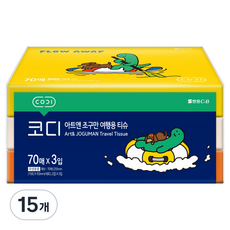 CODI Art & Joju-man 旅行用面紙, 70入, 15個