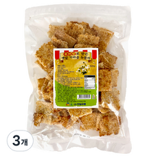 用韓國米製成的古早味鍋巴, 600g, 3個