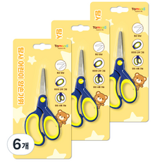 Tamsaa 兒童雙手剪刀, 藍色, 6個