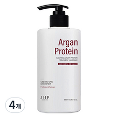 JHP COSMETICS 綠草葉摩洛哥堅果油蛋白護髮膜, 4個, 500ml