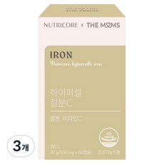 뉴트리코어 더맘스 하이퍼셀 철분C 30g, 3개, 60정