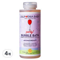 캘리포니아 베이비 버블 배스, 384ml, 4개