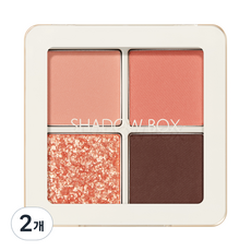 더샘 샘물 섀도우박스 4색 팔레트, 03 피치 데이, 2개