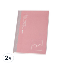 루카랩 포레스트 다이어리 만년형, 인디 핑크, 2개