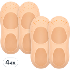 Dailygongam Bodeurapjok 護腳套 左右一組 膚色 M, 4套, 2入