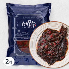 세모수 양념 깻잎 무침, 1kg, 2개