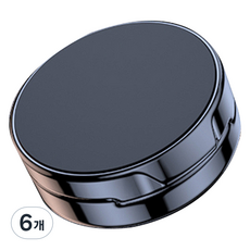 리버폭스 차량용 접이식 합체 마그네틱 거치대, 블랙, 6개