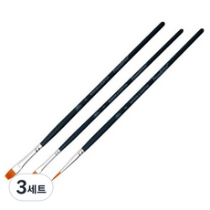 윈저앤뉴튼 화운데이션 수채화붓 겸용 포스터칼라붓 3p 세트 WI5295012, 1호, 2호, 3호, 3세트