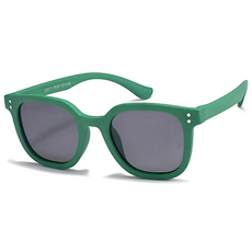 ALEGANT 兒童款 時尚穿搭專用輕量彈性方框UV400偏光墨鏡