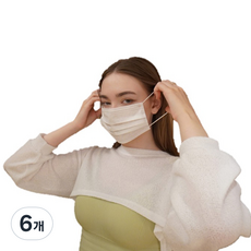 Midam 防紫外線高爾夫登山面罩, 白色, 50入, 6個