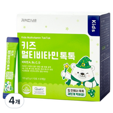 김석진랩 키즈 멀티비타민 톡톡, 60회분, 4개