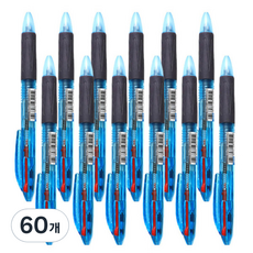 牽牛花滑套式 4 色圓珠筆 0.7, 藍色, 60個