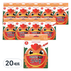 minhwashop 布料蠟筆 UDPAT0051, 8色, 20套