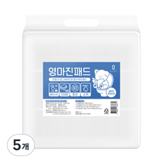 영마진 강아지 배변패드 플러스 35g 베이비파우더향, 120개입, 5개