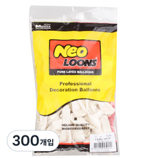 네오텍스 13cm 라운드풍선, 펄 화이트, 300개입