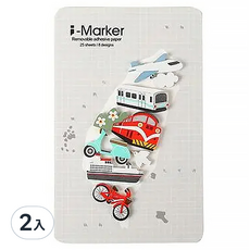 知音文創 i-Marker 台灣特色便利貼, 交通, 2組, 1入