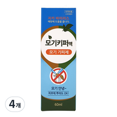 알로에베라 모기키퍼액 스프레이, 60ml, 4개