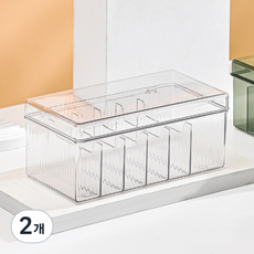 efactory Judy N 壓克力電線收納USB整理盒, 透明, 2個