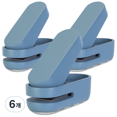 NUSIGN 1孔迷你打孔機 NS088, 藍色, 6個