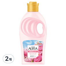 아우라 초고농축 섬유유연제 윌 유 메리 미 본품, 1L, 2개