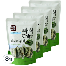 빠삭칩 다시마 부각, 8개, 100g