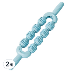 Diyura 全身按摩滾輪棒, 藍色, 2個