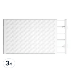 安妞市集 多用途衣櫃隔板, 白色, 3個