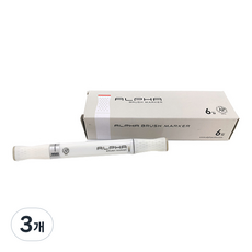 알파색채 브러쉬마카 WG03 WarmGray03 6p, 1색, 3개