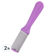 Bluecozy 雙面不鏽鋼足部去角質器 紫色, 2個, 1入, 60g