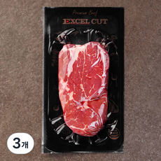 엑셀컷 척아이롤 스테이크 컷 (냉장), 200g, 3개
