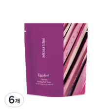 Papa Recipe 茄子清潔去角質墊爽膚水補充裝 35p, 35片, 6包