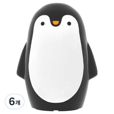 케리빙 펭귄 병따개, 6개, 블랙
