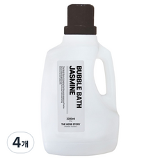 더허브스토리 대용량 버블바스 자스민, 4개, 2L