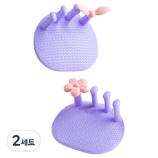 Jivaan 足弓伸展腳趾分離器套組 紫色, 2套