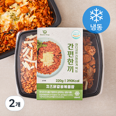 다즐샵 간편한끼 치즈닭갈비 볶음밥 (냉동), 220g, 2개