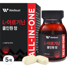 토종마을 L-아르기닌 올인원 정 30g, 60정, 5개