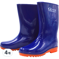 GUARDMAN 女性用工作現場橡膠靴 海軍藍, 深藍色, 240mm, 4個