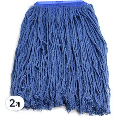 크린메이트 면청사 고급 마포걸레 450g, 2개