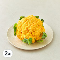 국내산 오렌지 컬리플라워, 450g, 2개, 1개입