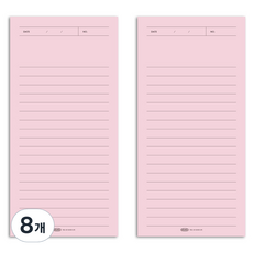 플레픽 팝업 메모 사인, 22 라인 블로썸, 60매, 8개