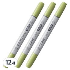 코픽 챠오 마카 YG03 Yellow Green, 12개, 1색