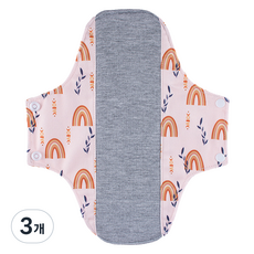 행복드림 누출방지 세탁 가능한 위생패드 타입 3, 3개, 1개입, 중형