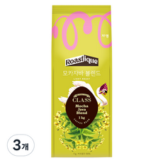 JARDIN Class摩卡爪哇混合原豆咖啡 227g 整顆, 無研磨咖啡豆, 1kg, 3個