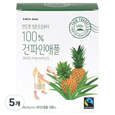 어스맨공정무역 인도양 건파인애플 4p, 5개, 60g