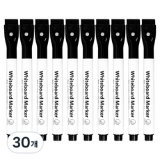 DoNeed 細款白板筆 0.5mm, 黑色, 30個