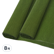 마다꾸미 주름 구김지 15 카키, 50 x 250 cm, 8개