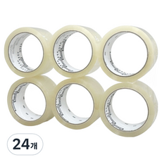 쓰리엠 스카치 311 OPP 저온용 박스 포장 테이프 48mm x 50m, 투명, 24개